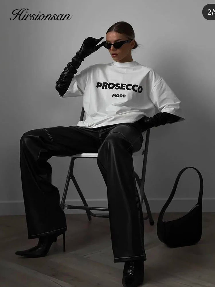 New Print “PROSECCO” Cotton Tee