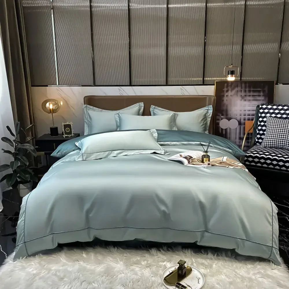 Svetanya Embroidery 100% Egyptian Silk Bedding