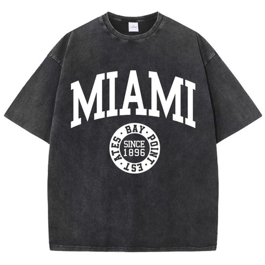 Distressed Night In Miami CasualTee Shirt