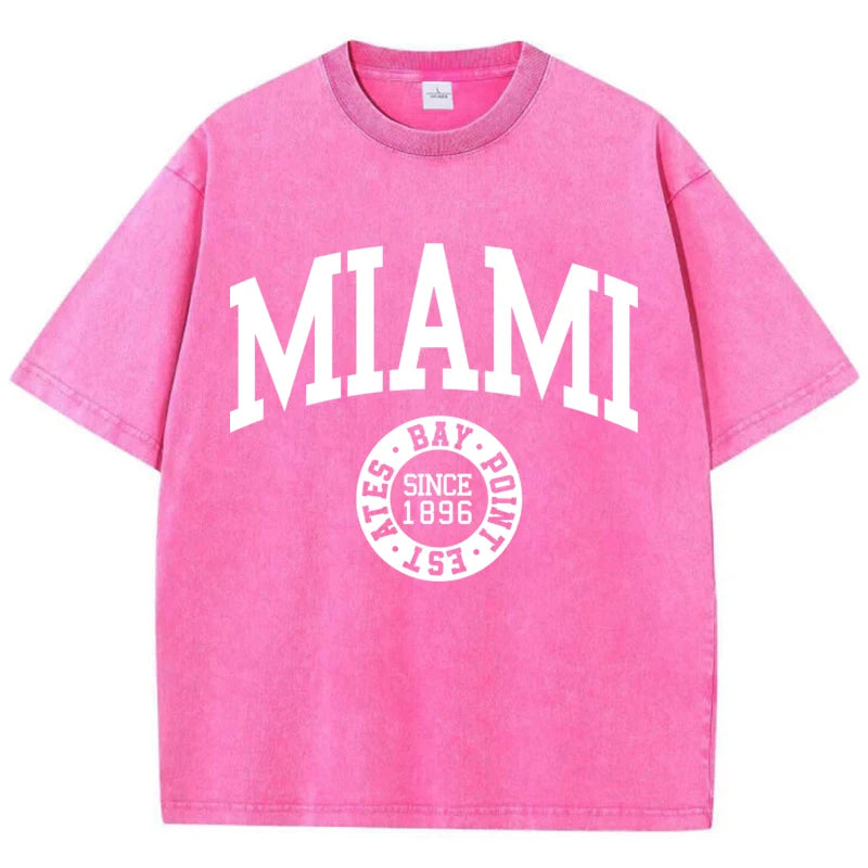Distressed Night In Miami CasualTee Shirt