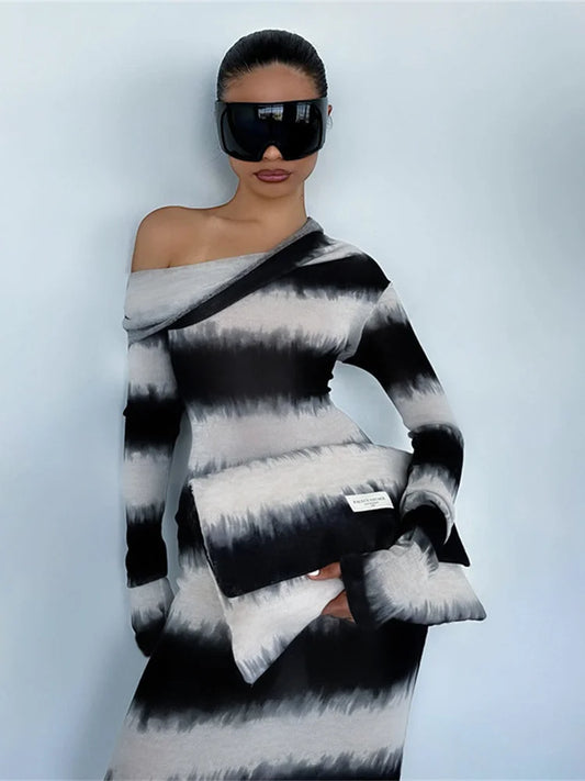 Neck Full Bodycon Dress