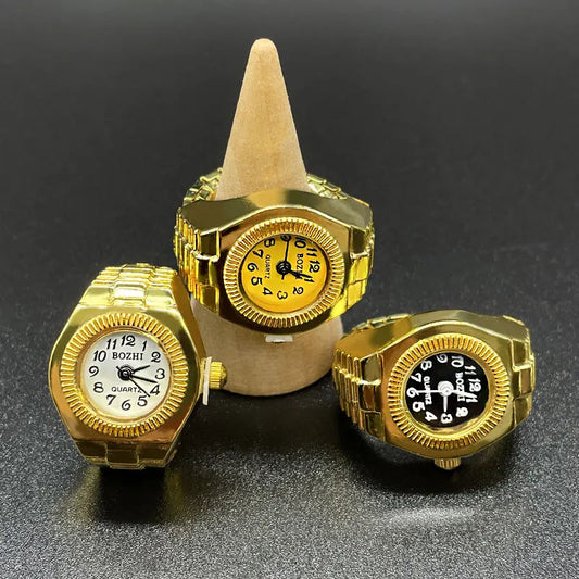 Mini Watches Finger Rings