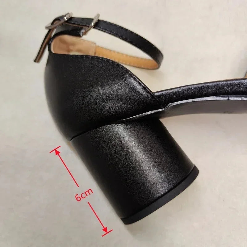 Day Dream Spilt Chunky Heels