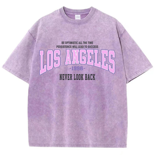 Trendy Distressed Los Angeles 1996 Cotton T Shirt